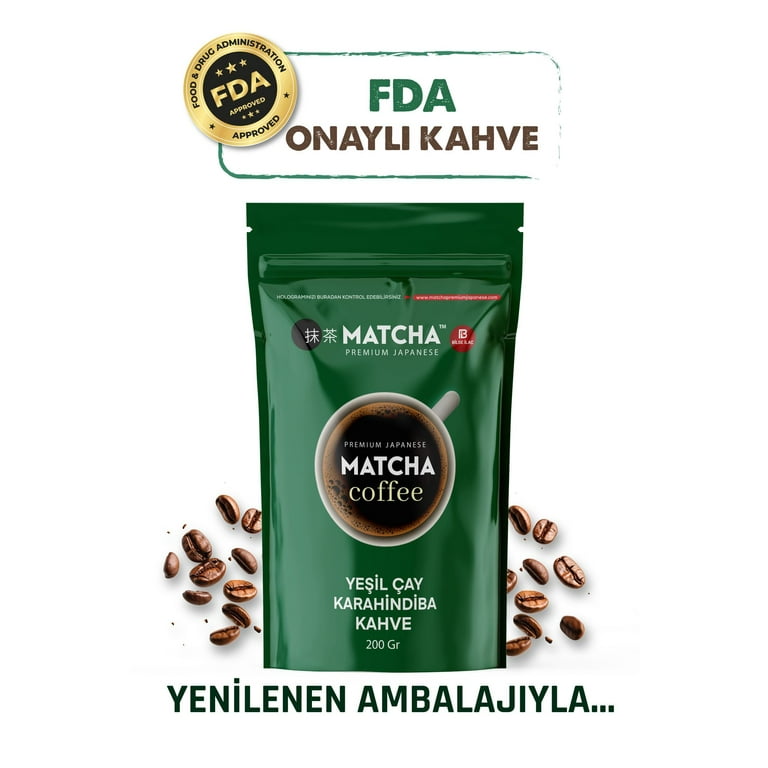 Matcha Premium Japanese Green Tea & Dandelion Coffee – 200g Herbal