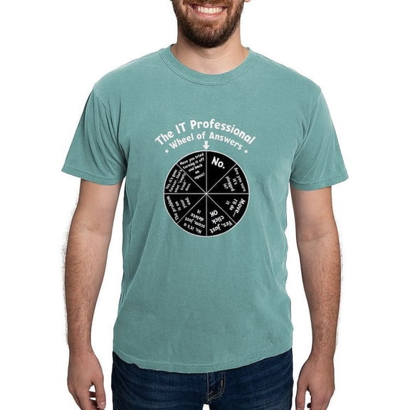 CafePress - IT Response Wheel T Shirt - Mens Comfort Colors Shirt