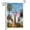 D, variant on XaaKee Summer Garden Flag, West Coast Paradise Cool Garden Flag, Double-Sided High-Quality White Linen Garden Flags, 12x18Inch