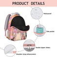 thumbnail image 4 of Trendy Mushroom Bookbag for School and College, Big Capacity with Laptop Sleeve, Comfortable Shoulder Straps, Ideal Gift for Students Commute and Travel, 4 of 6
