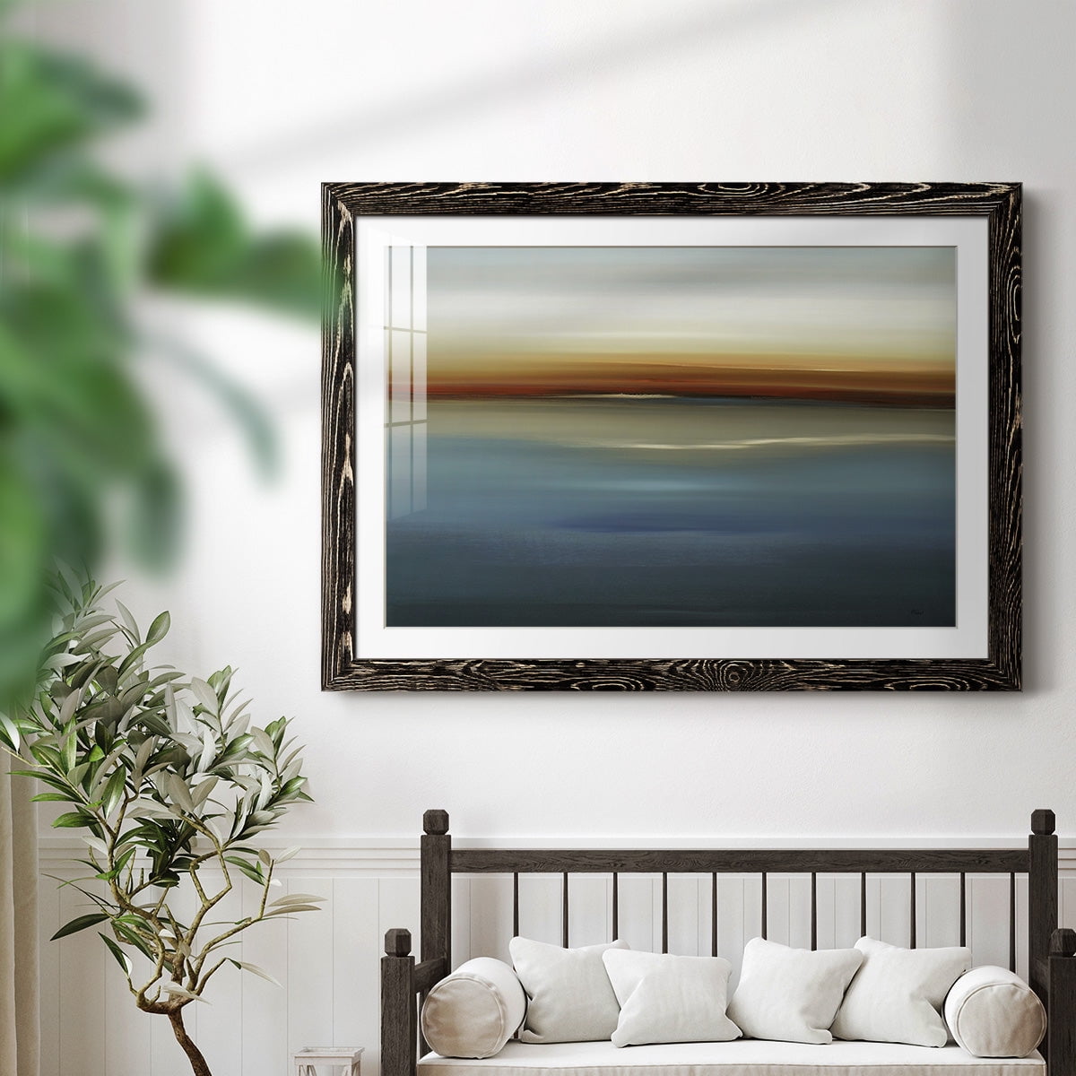 Beside the Blue II-Premium Framed Print - Ready to Hang