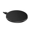 thumbnail image 2 of 1 Set Charging Pad Ultra Slim Quick Charging 10MM Induction Distance Round Multi-use Wireless Charger for Android-Black, 2 of 5