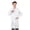 A-White, variant on felwors Professional Lab Coat for Men, Long Medical Coat for Science Medical Doctor Nurse Student, Unisex White, XXL