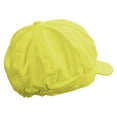thumbnail image 4 of Kitchen Art Embroidered Cotton Elastic Big Size Newsboy Cap - Yellow XL-3XL, 4 of 5