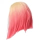 thumbnail image 4 of Peluca PequeñA de Fibra SintéTica de Pelo Corto y Liso de Encaje, Peluca Rosa Ombré, Peluca con Cabeza de Bob para Cosplay, Evento, Vestimenta, Club Nocturno, 4 of 5