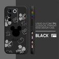 thumbnail image 3 of Case For VIVO S5 S6 S7 S9 S10 S15 S16 S16E T1 V15 V20 V23 PRO 5G Simple Liquid Silicone Case Anime Cute Mickey Minnie Mouse, 3 of 5
