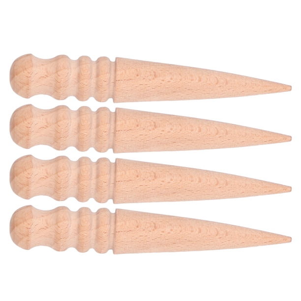 Pulidor De Bordes Más Pulido, Herramienta Pulidora De Cuero Y Madera, Haya Cónica, 4 Ranuras, Pulido DIY