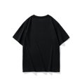 thumbnail image 4 of Camiseta informal de algodón para hombre con estampado de gato divertido. Transpirable, holgada para verano y lavable a máquina., 4 of 7