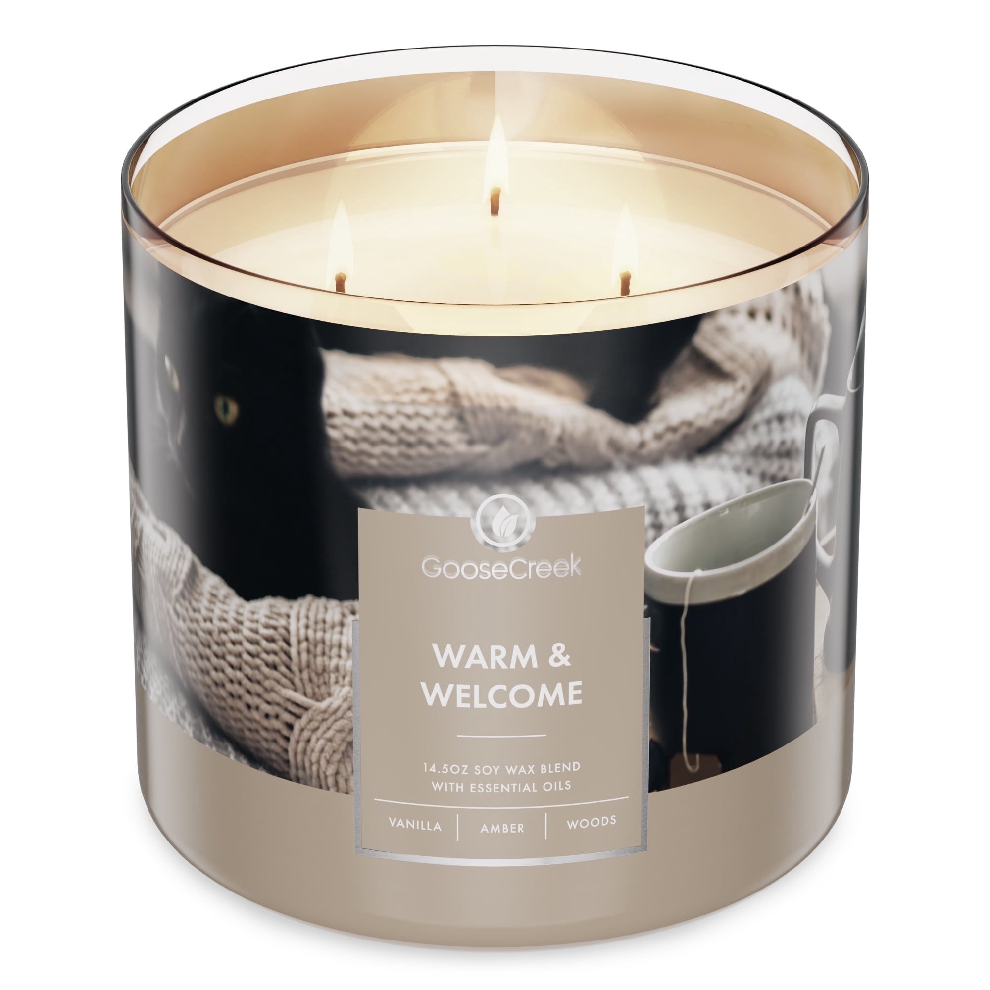 Goose Creek 3-Wick Warm & Welcome Scented Jar Candle, 14.5oz.
