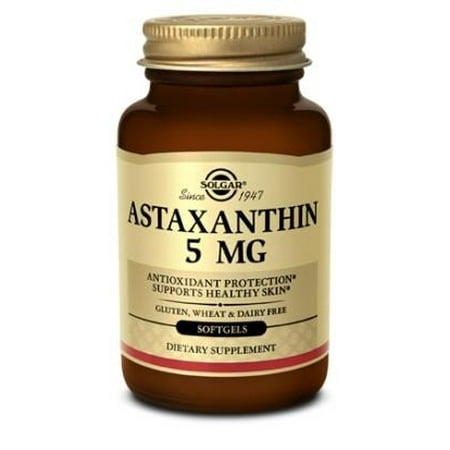 Solgar Astaxanthin Softgels, 5 mg, 30 Count