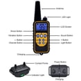 thumbnail image 2 of Collar de adiestramiento para perros Collar antiladridos de 800 metros con vibración controlada y estimulación de sonido Collar de adiestramiento para perros impermeable recargable, 2 of 5