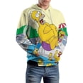 thumbnail image 6 of Simpsons Sweatshirts Casual Pullover Hoodie Jacket Unisex Hooded Activewear 3D Printed Long Sleeve Sweater with Pocket 6XL, 6 of 8