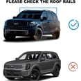 thumbnail image 2 of NIXFACE Lockable Cross Bars Fit for 2023 2024 Kia Telluride X-PRO X-LINE with Raised Side Rails 165 LBS, 2 of 5
