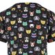 thumbnail image 5 of Puntoco Blusa de manga corta con cuello en V para mujer, estampado de uniforme de trabajo con bolsillos Puntoco Puntoco-3210, 5 of 6