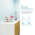 thumbnail image 4 of OULII Retro Storage Box Small Farmhouse Crate White 1Set, 4 of 5