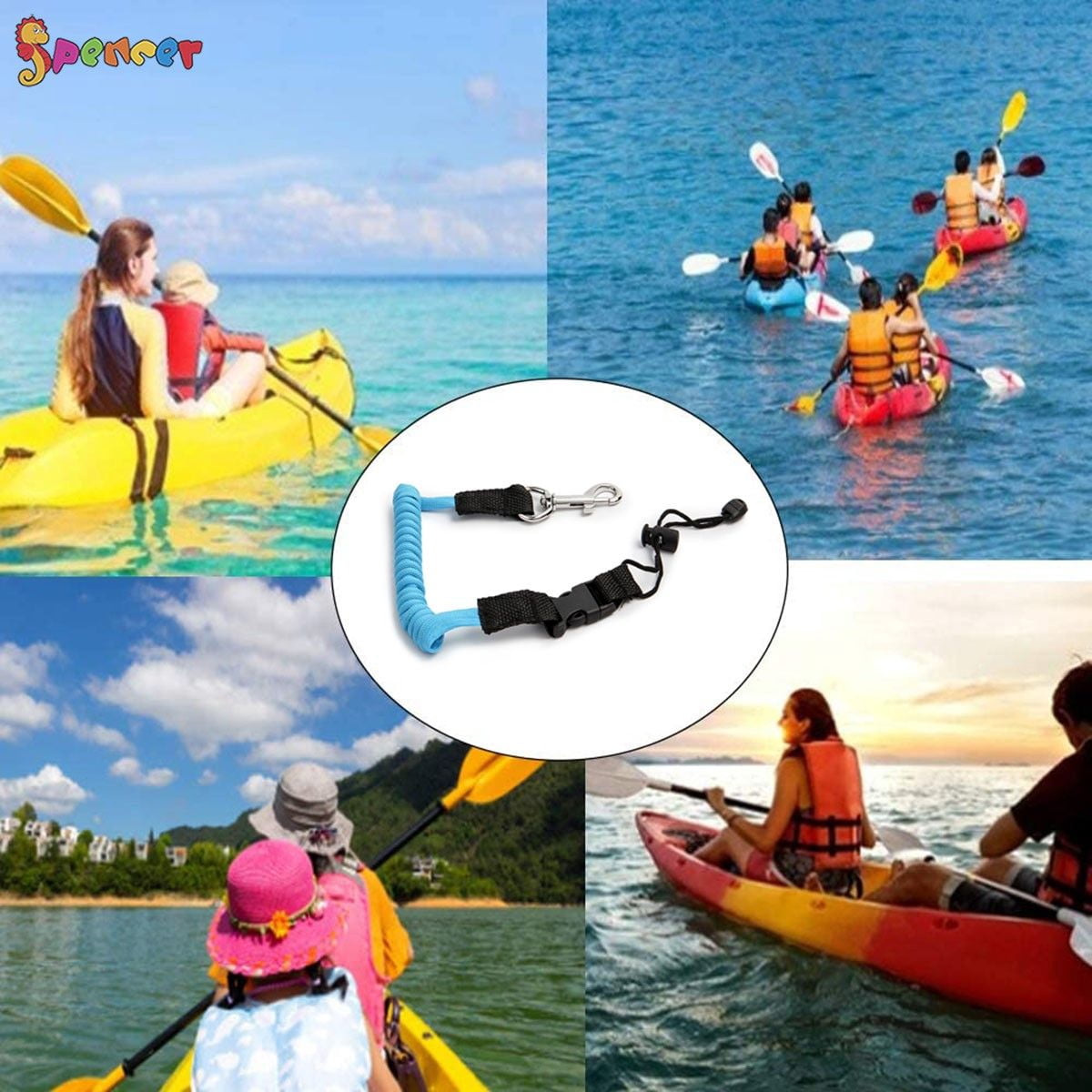 PARACORD PLANET Lashing Hook For Kayak, Canoe, Boat, Paddle Board