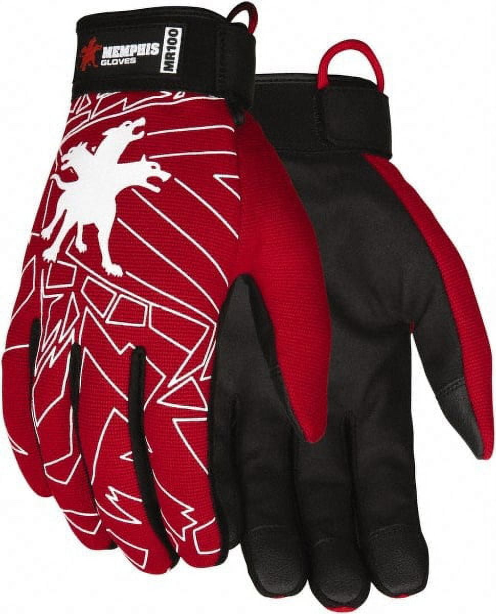 MCR Safety 6410SC PVC Jersey Lined Gloves - Sandpaper Finish, Green/Orange, Large | Oil & Solvent Resistant - View #2