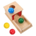 thumbnail image 2 of 1 Set Wooden Children Early Educational Toy Montessori Teaching Target Box Toy, 2 of 2