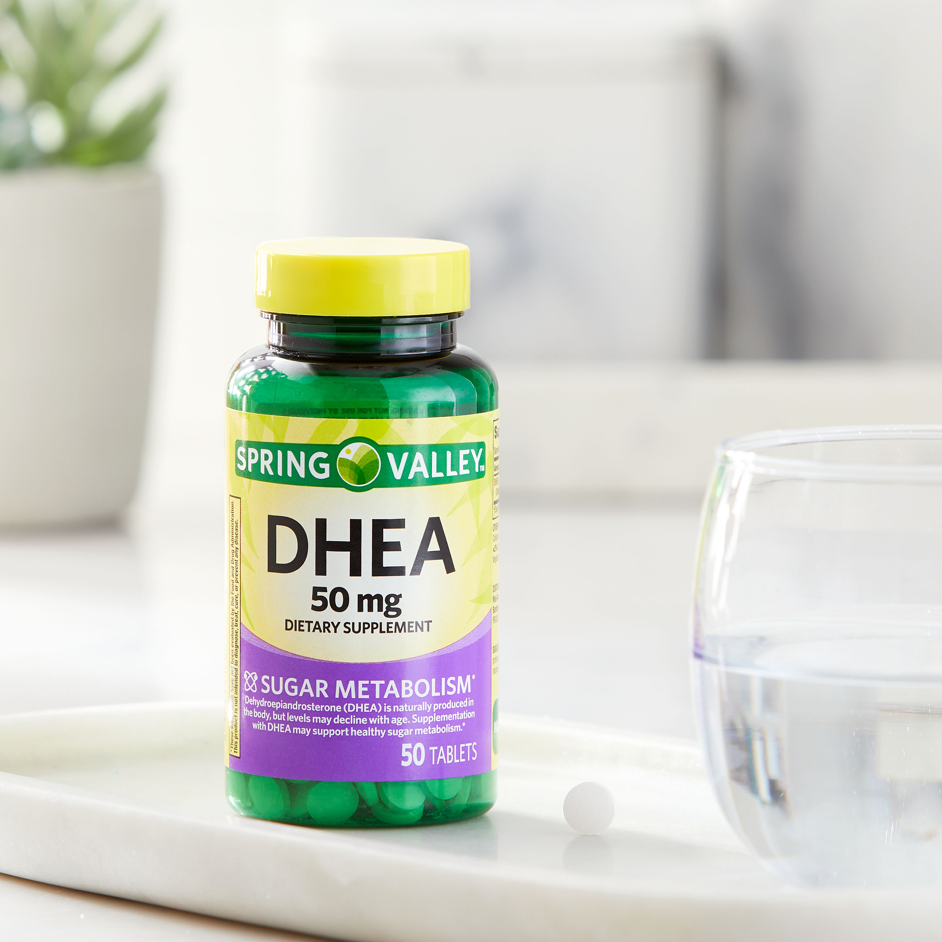 Spring Valley DHEA Tablets, 50 mg, 50 Count - image 4 of 10