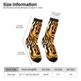 thumbnail image 2 of Fotbe Zebra Calcetas Largas con Estampado para Hombre y Mujer – Calcetas de Compresión Transpirables y Elásticas, Viajar y Uso Diario Talla 5-11, 2 of 6