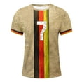 thumbnail image 6 of Mens Germany Theme Sports T Shirt Casual Crewneck Short Sleeve T-Shirt Summer Fitness Tees, 6 of 6