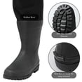 thumbnail image 5 of BASSDASH Men’s Neoprene Waders Black Reeds Camo for Fishing Hunting with Rubber Boots Foot Waterproof Chest Waders, 5 of 7