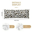 thumbnail image 3 of Rateoe Long Body Pillow Cover, 20x54 Inches Body Pillow Cases, Soft Brushed Microfiber Zipper Design, Heart Leopard -Pillows Not Included, 3 of 7