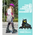 thumbnail image 2 of Adjustable Flashing Inline Skates, All Wheels Light Up, Fun Illuminating Skates for Kids Men Adult Women and Boys, 2 of 13