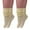 Ecru, variant on 2 Pairs Cotton Lightweight Slouch Socks for Women Shoe Size 5 to 10 - White