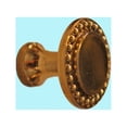 thumbnail image 2 of Vintage Kitchen Cabinet Knob Bright Brass Beaded 1" Dia Cupboard Door Pull Handle | Renovators Supply, 2 of 4