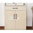 thumbnail image 1 of ZHAOCHENG Paquete de 4 Cerraduras deslizantes para gabinetes seguras para niños, ideales para proteger al bebé en perillas y perillas de gabinetes, protegen su cocina, baño, puertas de almacenamient, 1 of 5