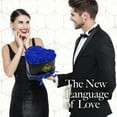 thumbnail image 3 of GLAMOUR BOUTIQUE 16-Piece Forever Flowers Heart Shape Box - Preserved Roses, Immortal Roses That Last A Year - Eternal Rose Preserved Flowers for Delivery Prime Mothers Day & Valentines Day - Blue, 3 of 8