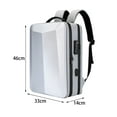 thumbnail image 5 of Mochila rígida para ordenador portátil CUTICAT 17 pulgadas Plata, 5 of 5