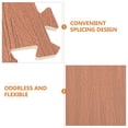 thumbnail image 3 of IFANLANDOR 12PCS Brown Interlocking Floor Mats Non Slip for Yoga Sessions, 3 of 8
