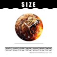 thumbnail image 2 of 12 Inch Wall Clock Battery Operated Silent Clock Decorative for Office, Kitchen, Outdoor, Living Room，Lion Animal Exquisite, 2 of 5