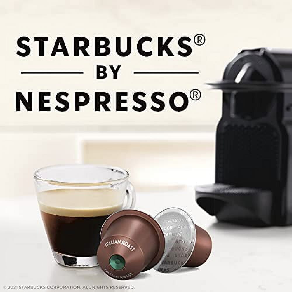 Starbucks by Nespresso Dark .. Roast Italian Roast Coffee .. (50-count single serve capsules, .. compatible with Nespresso Original .. Line System)