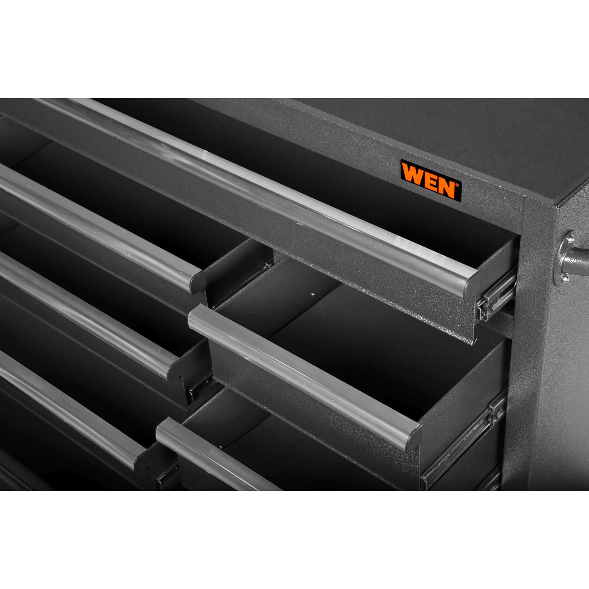 WEN 42-Inch Premium Rolling Tool Cabinet with Heavy Duty 21-Gauge Powder-Coated Steel Construction (GG422B)