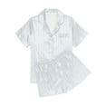 thumbnail image 6 of SwiftWear Women'S Chic Striped Short-Sleeve Pajama Set - Summer Pajamas Set 2 Piece Soft Breathable, Stretchy & Elegant for Bedroom, Lounge, 6 of 7