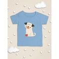 thumbnail image 3 of Image Conscious Dog With A Ball T-Shirt Infant -Jay Fleck Designs, Unisex 6 Months, 3 of 4