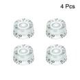 thumbnail image 3 of Unique Bargains Guitar Control Knobs Speed Volume Control Knobs 6x26x13mm Musical Instrument Parts Replacement Silver 4 Pack, 3 of 5