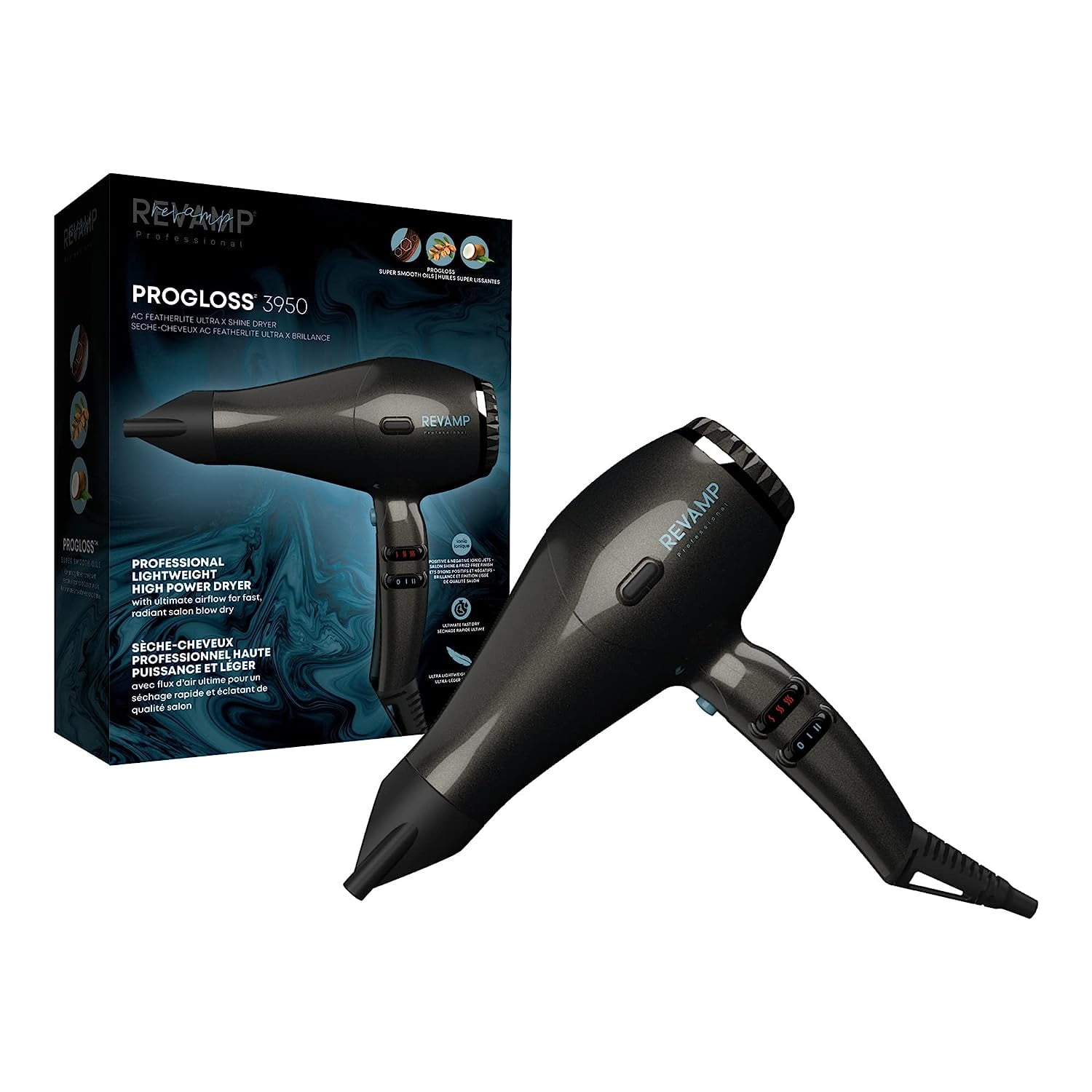 Revamp Progloss Featherlite Ultra X Hair Dryer Ionic Hair Dryer with