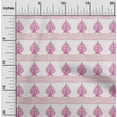 thumbnail image 1 of oneOone Tissu Popeline Sergé Coton Bio Chevron & Arbre Tissu Imprimé au Mètre 42 Pouces de Large, 1 of 4