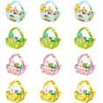thumbnail image 1 of Cestas de Pascua con Asa, Cesta de Actividades de BúSqueda de Huevos de Pascua para Fiesta de Pascua de Papel para Manualidades Infantiles, Cestas de Regalos de Pascua, 1 of 5