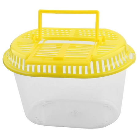 Plastic Household Decor Oval Design Aquarium Betta Fish Tank Pet Feed Box (Best Food To Feed Betta Fish)