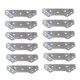 thumbnail image 5 of VERDANVERSE 12Ud Brazos De Ángulo Trapezoidal Plata Resistente A Corrosión Para Marcos O Estantes, 5 of 8