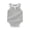 Gray, variant on Toddler Sleeveless Birthday Stylish Soft Slim Versatile Princess Style Romper
