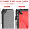 thumbnail image 5 of SaniMore for Microsoft Surface Pro 9 13" 2022 Case Support Keyboard Connection, Soft TPU & Rugged PC Cover with Handle & 360° Rotatable Kickstand Small Lock Full Body Protective Shell, Red, 5 of 12