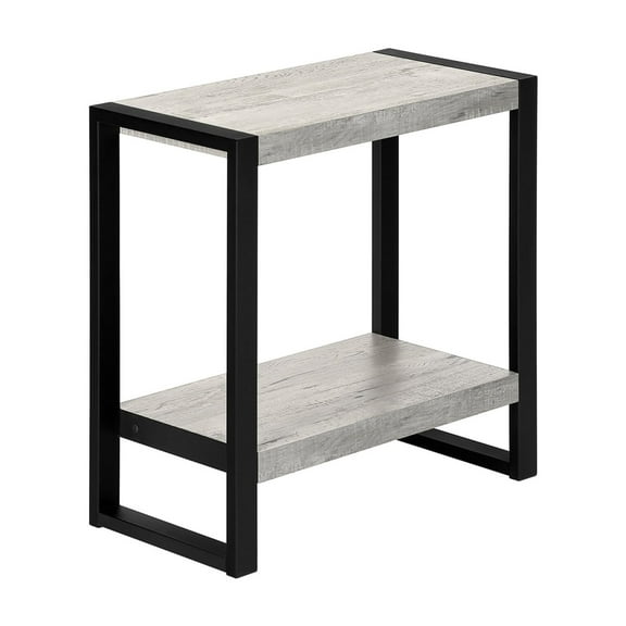 Industrial Style Accent Lamp Table, Side End Nightstand for Living Room or Bedroom