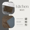 thumbnail image 3 of Luxurious Speckled Chocolate and Caramel Kitchen Mat - Ultra Absorbent, Super Soft Comfort - Anti-Slip Backing, Machine Washable - Perfect for Kitchens, Entryways, Laundry Rooms... 20x32 Inches, 3 of 6