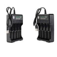 thumbnail image 4 of 3.7V 18650Li-ion Battery USB Independent Charging Portable 18350 16340 14500 BatteryFour Slots, 4 of 9